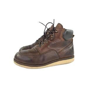 Red Wing Shoes Brown Leather Ankle Boots US 11 2E Lace Up Work chukka Boot 2156